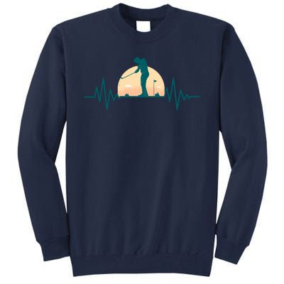 Golf Hearbeat Tall Sweatshirt