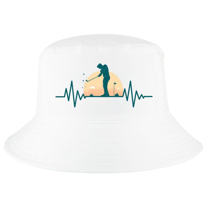 Golf Hearbeat Cool Comfort Performance Bucket Hat