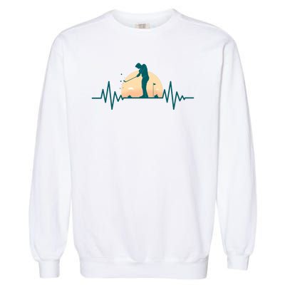 Golf Hearbeat Garment-Dyed Sweatshirt