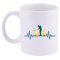 Golf Hearbeat 11oz C Handle Ceramic Mug