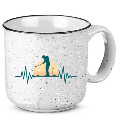 Golf Hearbeat 15oz Campfire Ceramic Mug