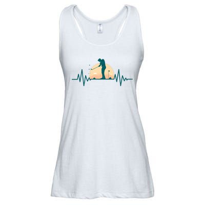 Golf Hearbeat Ladies Essential Flowy Tank