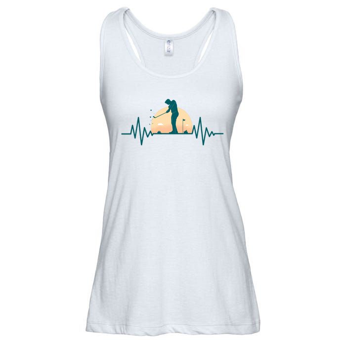 Golf Hearbeat Ladies Essential Flowy Tank