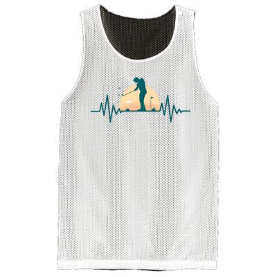 Golf Hearbeat Mesh Reversible Basketball Jersey Tank