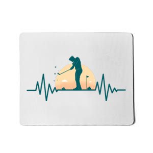 Golf Hearbeat Mousepad