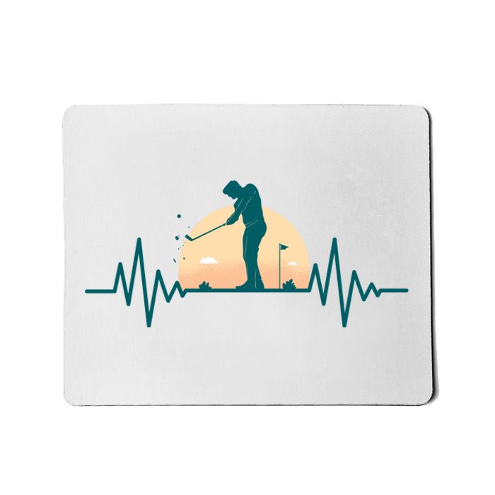 Golf Hearbeat Mousepad