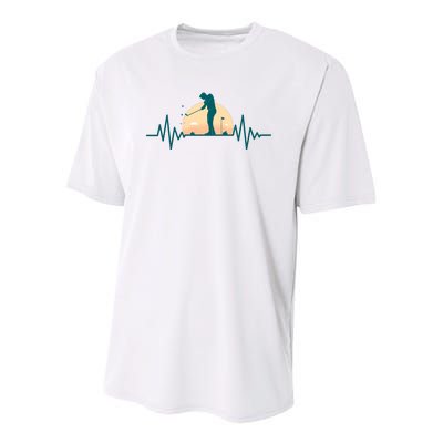 Golf Hearbeat Youth Performance Sprint T-Shirt