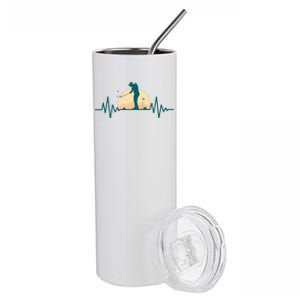 Golf Hearbeat Stainless Steel Tumbler