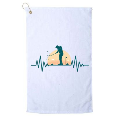 Golf Hearbeat Platinum Collection Golf Towel