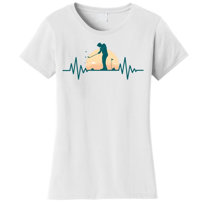 Golf Hearbeat Women's T-Shirt