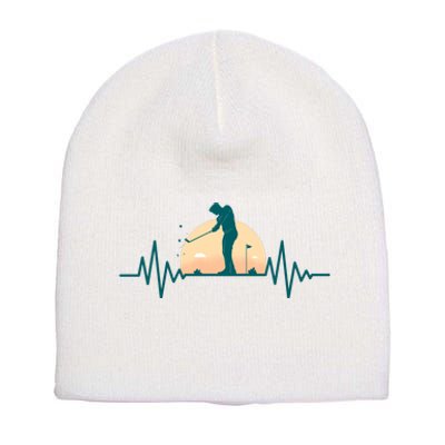 Golf Hearbeat Short Acrylic Beanie