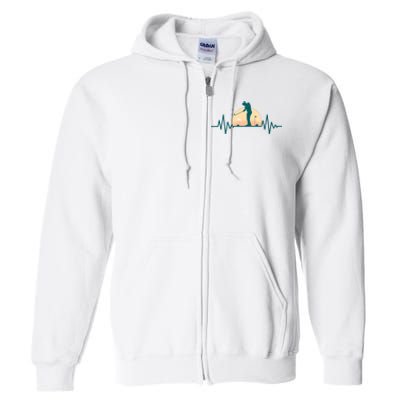 Golf Hearbeat Full Zip Hoodie