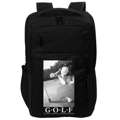 GOLF Perfect Combination Of Exercise And Swearing Impact Tech Backpack