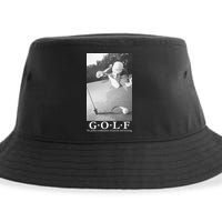 GOLF Perfect Combination Of Exercise And Swearing Sustainable Bucket Hat