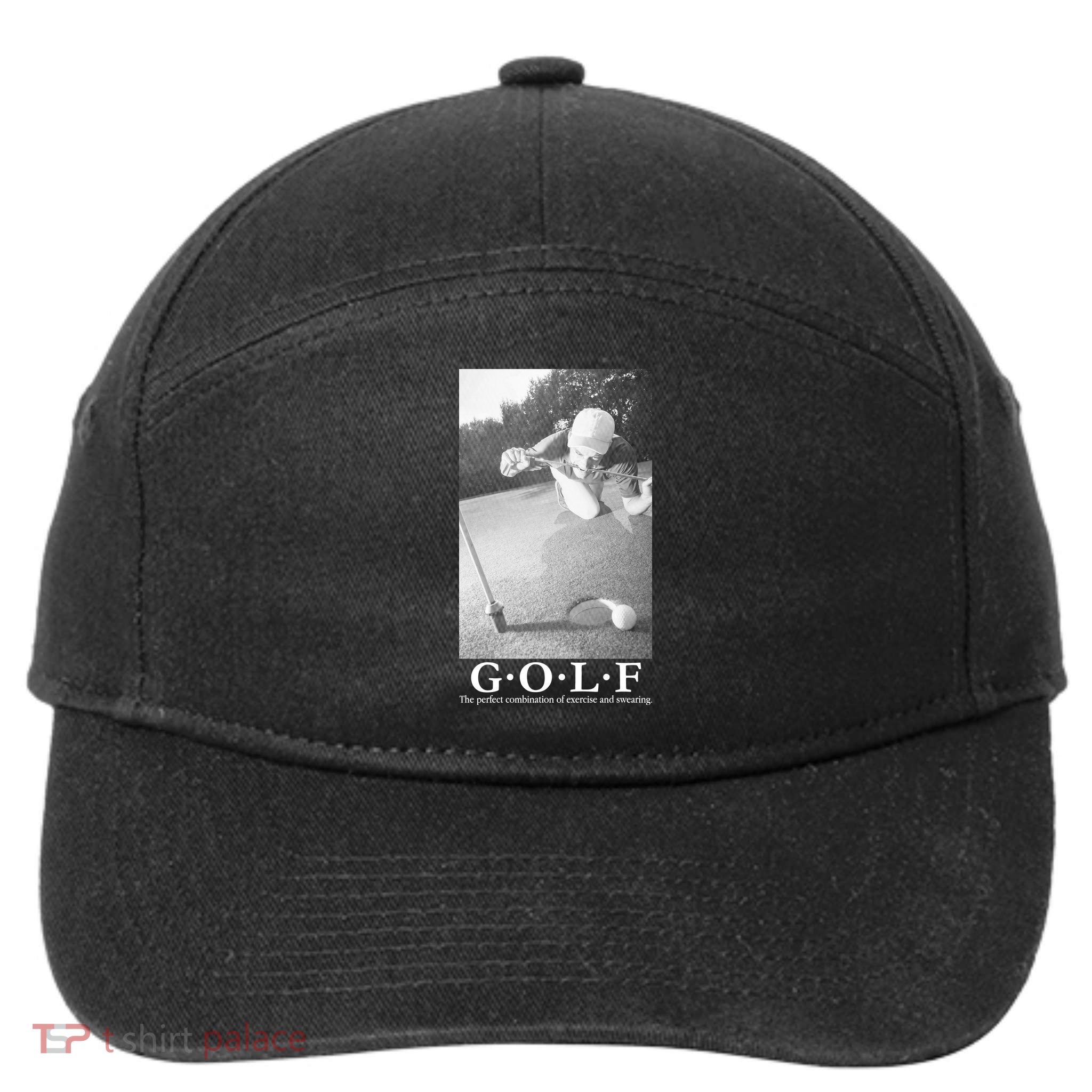 GOLF Perfect Combination Of Exercise And Swearing 7-Panel Snapback Hat