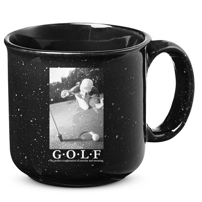 GOLF Perfect Combination Of Exercise And Swearing 15oz Campfire Ceramic Mug
