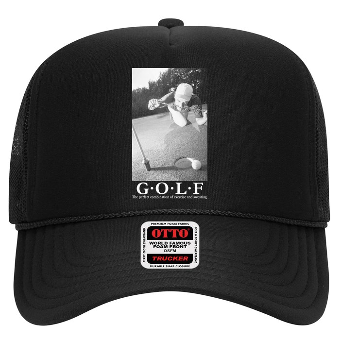 GOLF Perfect Combination Of Exercise And Swearing Trucker Hat