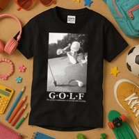 GOLF Perfect Combination Of Exercise And Swearing Kids T-Shirt