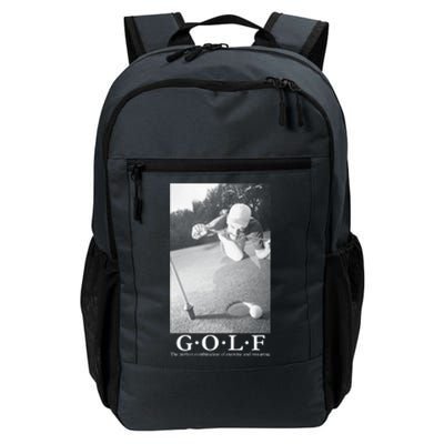 GOLF Perfect Combination Of Exercise And Swearing Daily Commute Backpack