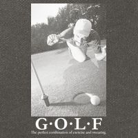 GOLF Perfect Combination Of Exercise And Swearing Cotton Canvas Backpack