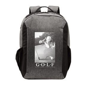 GOLF Perfect Combination Of Exercise And Swearing Vector Backpack