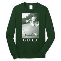 GOLF Perfect Combination Of Exercise And Swearing Long Sleeve Shirt