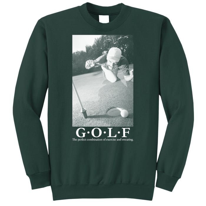 GOLF Perfect Combination Of Exercise And Swearing Sweatshirt