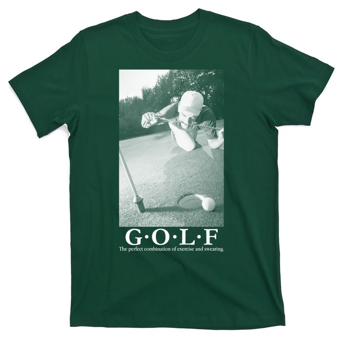 GOLF Perfect Combination Of Exercise And Swearing T-Shirt