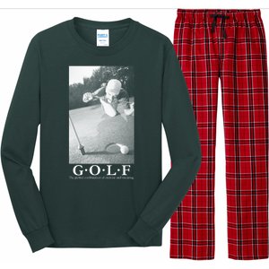 GOLF Perfect Combination Of Exercise And Swearing Long Sleeve Pajama Set