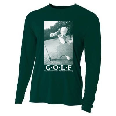 GOLF Perfect Combination Of Exercise And Swearing Cooling Performance Long Sleeve Crew