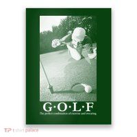 GOLF Perfect Combination Of Exercise And Swearing Poster