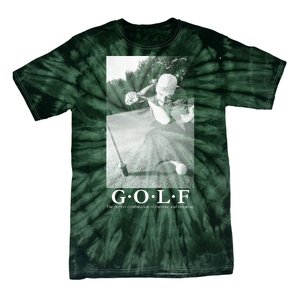 GOLF Perfect Combination Of Exercise And Swearing Tie-Dye T-Shirt