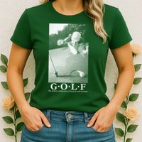 GOLF Perfect Combination Of Exercise And Swearing Womens T-Shirt