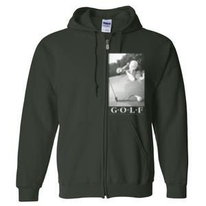 GOLF Perfect Combination Of Exercise And Swearing Full Zip Hoodie