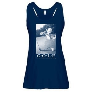 GOLF Perfect Combination Of Exercise And Swearing Ladies Essential Flowy Tank