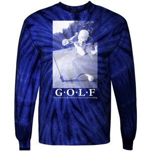 GOLF Perfect Combination Of Exercise And Swearing Tie-Dye Long Sleeve Shirt