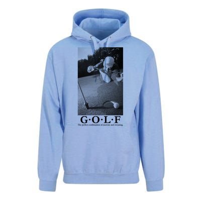 GOLF Perfect Combination Of Exercise And Swearing Unisex Surf Hoodie