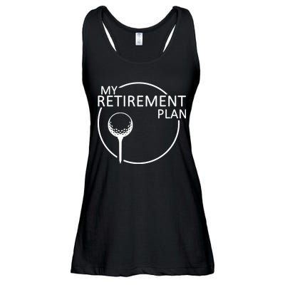 Golf Retirement Plan Funny Ladies Essential Flowy Tank