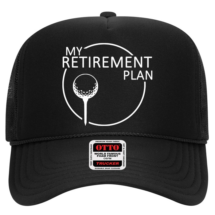 Golf Retirement Plan Funny Trucker Hat