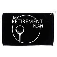 Golf Retirement Plan Funny Grommeted Golf Towel