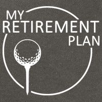 Golf Retirement Plan Funny Cotton Canvas Backpack