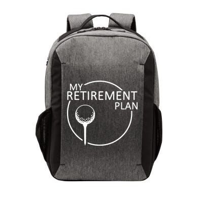 Golf Retirement Plan Funny Vector Backpack