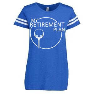 Golf Retirement Plan Funny Enza Ladies Jersey Football T-Shirt