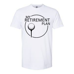 Golf Retirement Plan Funny Softstyle CVC T-Shirt