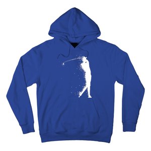 Golf Swing Splatter Golfer Logo Hoodie