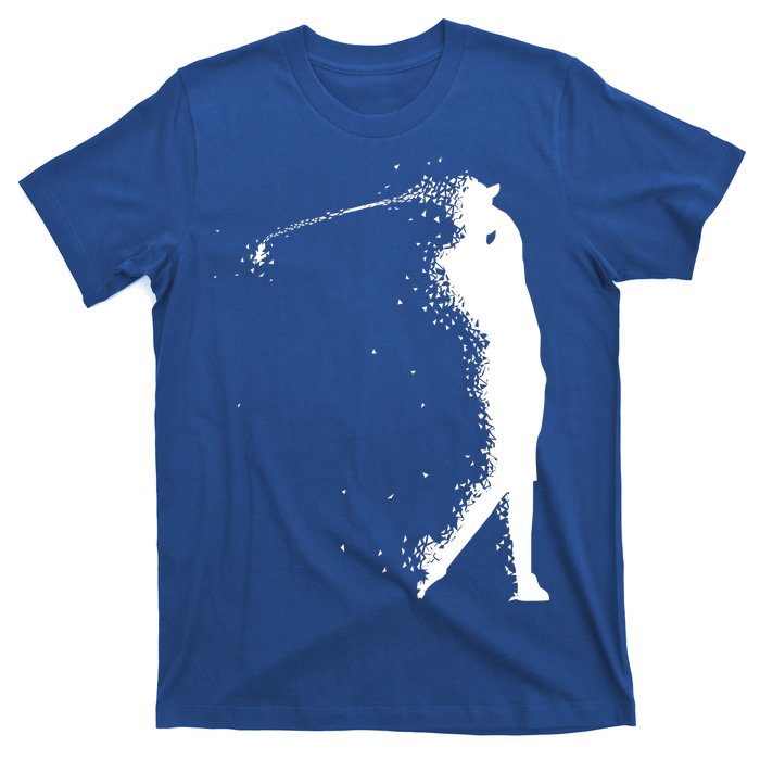 Golf Swing Splatter Golfer Logo T-Shirt