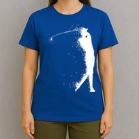 Golf Swing Splatter Golfer Logo T-Shirt