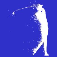Golf Swing Splatter Golfer Logo Premium T-Shirt