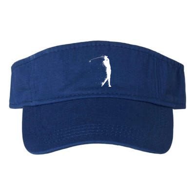 Golf Swing Splatter Golfer Logo Visor