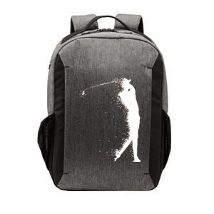 Golf Swing Splatter Golfer Logo Vector Backpack